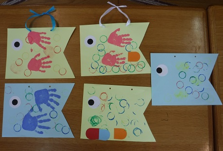 【けやきっ子】こいのぼり製作