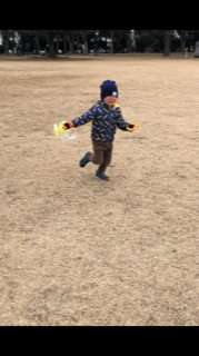 【けやきっ子】貝塚公園でたこあげ