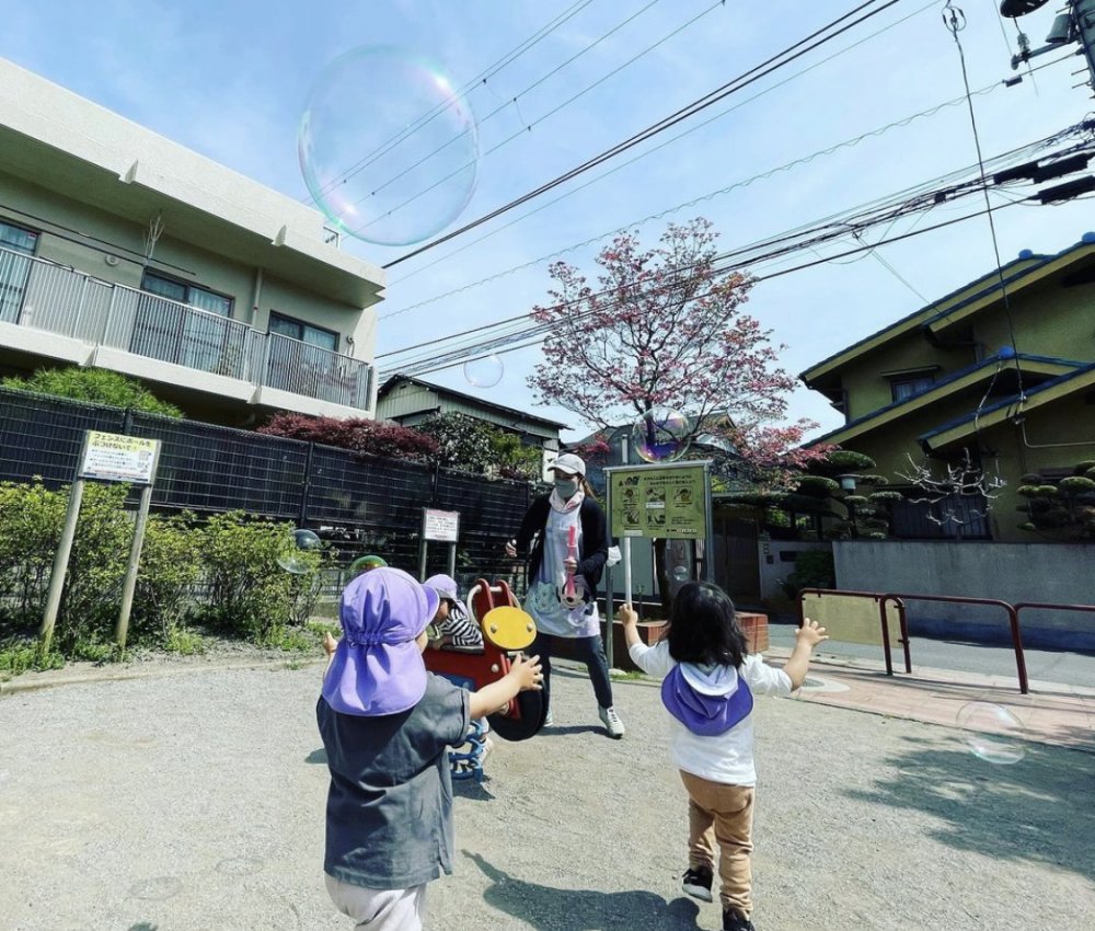 【みらい】大きいシャボン玉