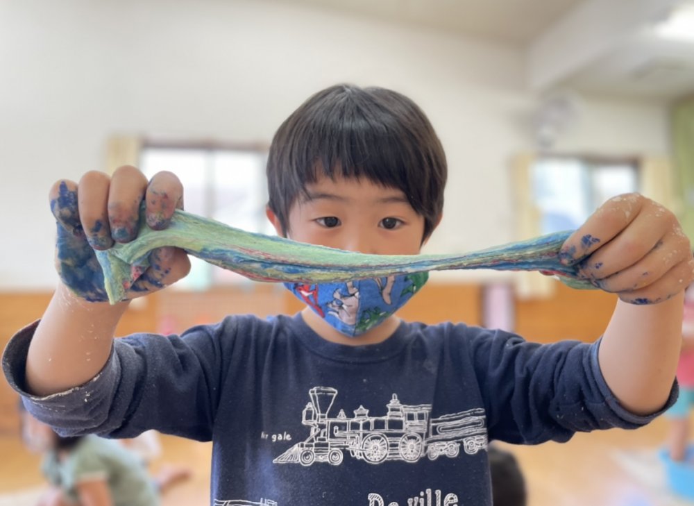 《わかば》小麦粉粘土アート♪