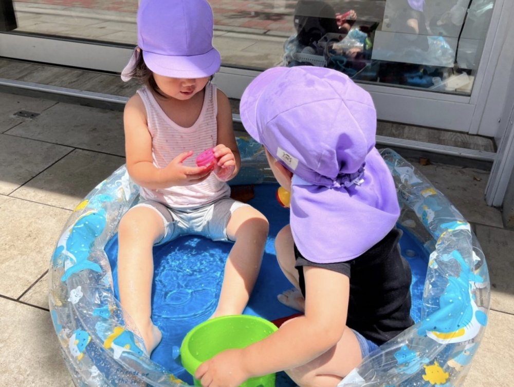 【みらい】お水遊びをしました♪