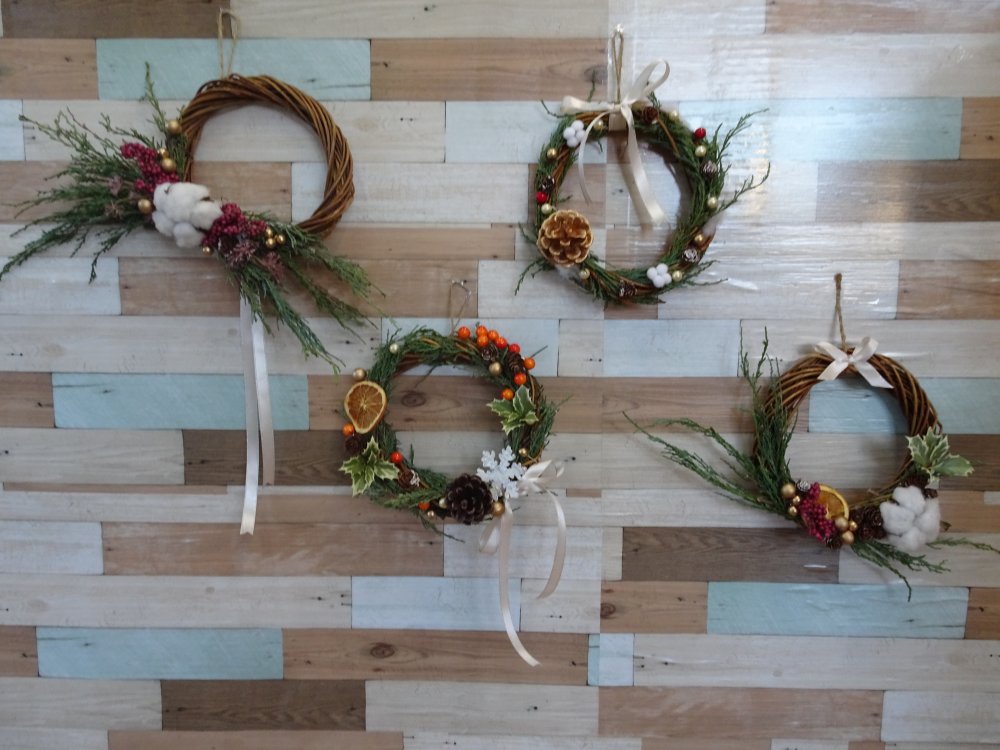 【けやきっこ】手作り企画：クリスマスリース