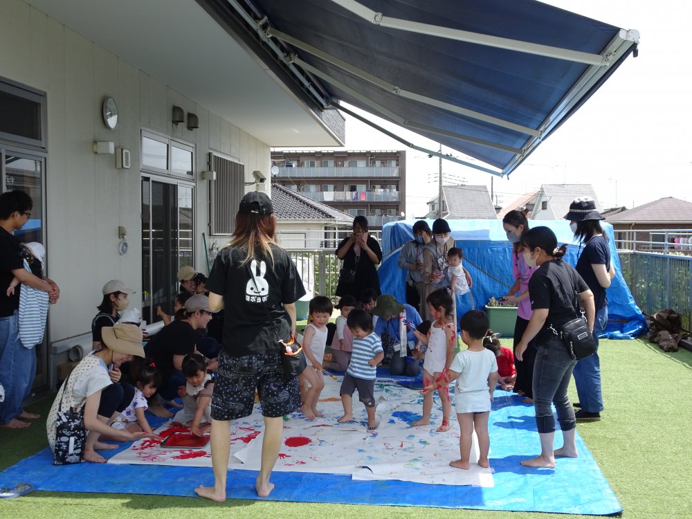 【けやきっこ】土曜日企画：ボディーペインティング