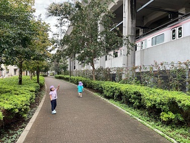 【みらい】I found a train!