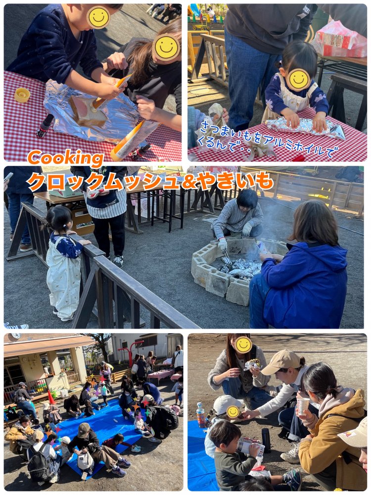 【けやきっ子】Cooking～クロックムッシュ＆やきいも～