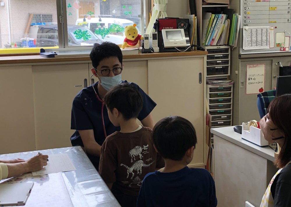 内科健診を行いました