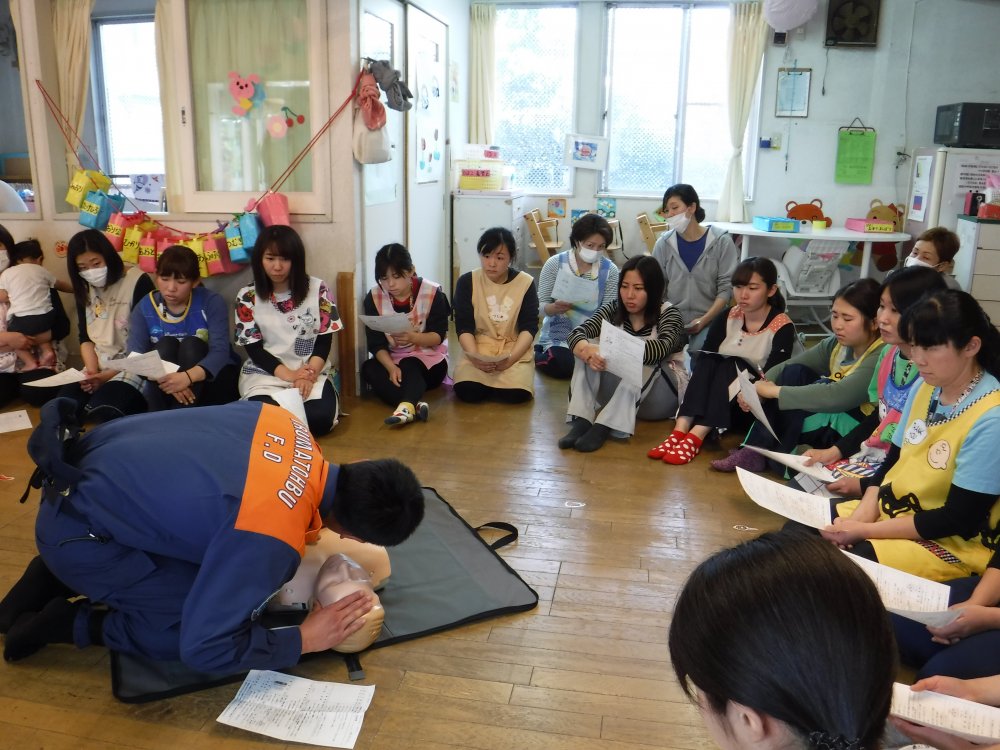 【けやき】救急法講習