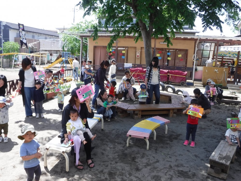 [けやきっ子]　こいのぼり作りました！