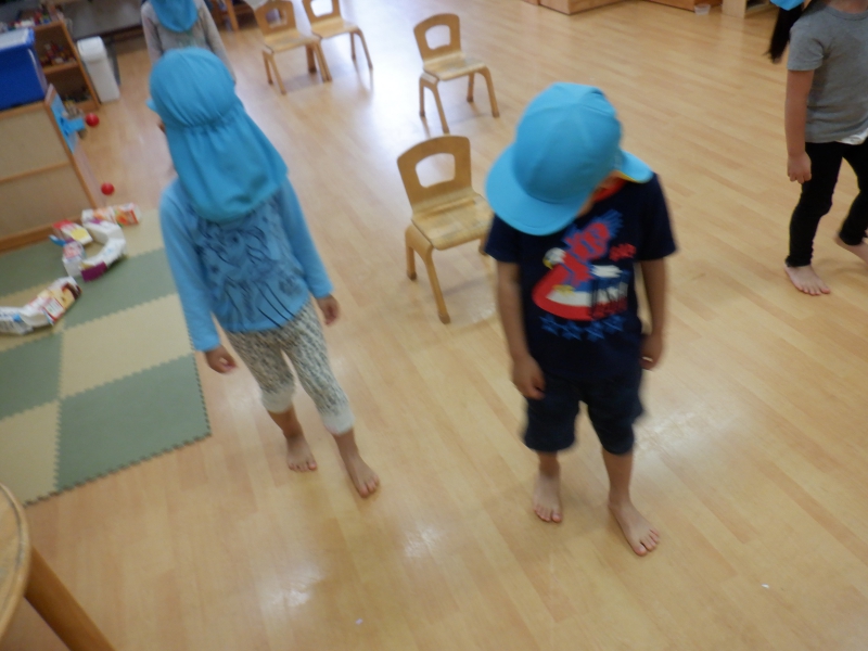 【はやみや】年長　イニシアティブゲーム～ブラインドゲーム～