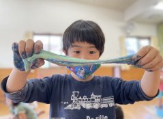 《わかば》小麦粉粘土アート♪