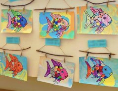 【わかば】様々な素材を使ってのアート作品！