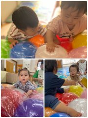 0歳児STEAM！風船マット🎈