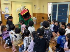 【きらり】獅子舞いがやってきた！！