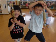 《わかば》水鉄砲作りにチャレンジ！