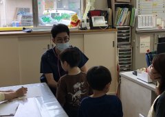 内科健診を行いました
